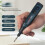 LONGSA Electric Grinder Rechargeable Gear Micro-Type 3.6V Tool Jade Carving Grinder Engraver for Workshop Micro-Grinder 4