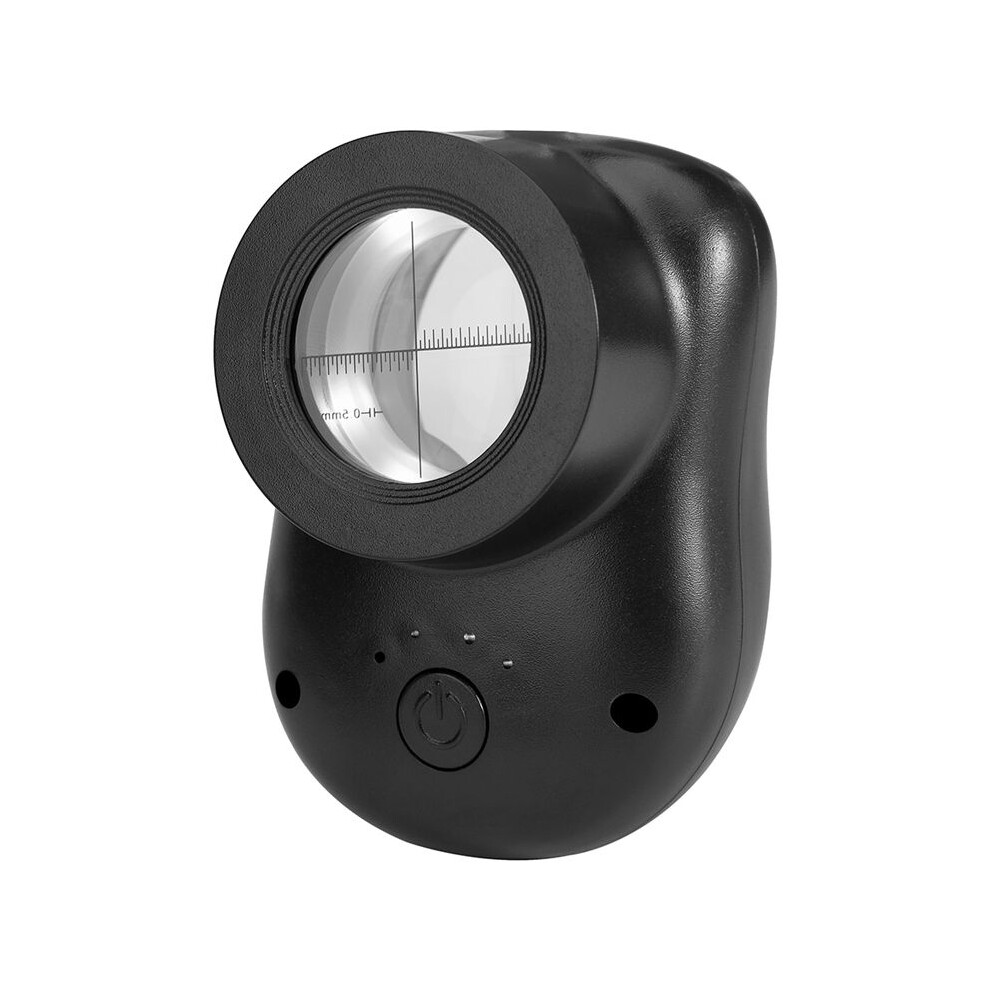 Jojomino 40X Double Glass Lens Magnifier With Bright Led Lights(3 Modes), Handheld Jewelers Magnifying Glass For Coins Stamps