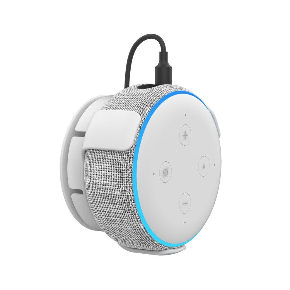 Speaker Wall Mount Bracket For Alexa Echo Dot 3Rd Gen Speaker Indoor Speaker Enclosure Bracket White 4711704105316