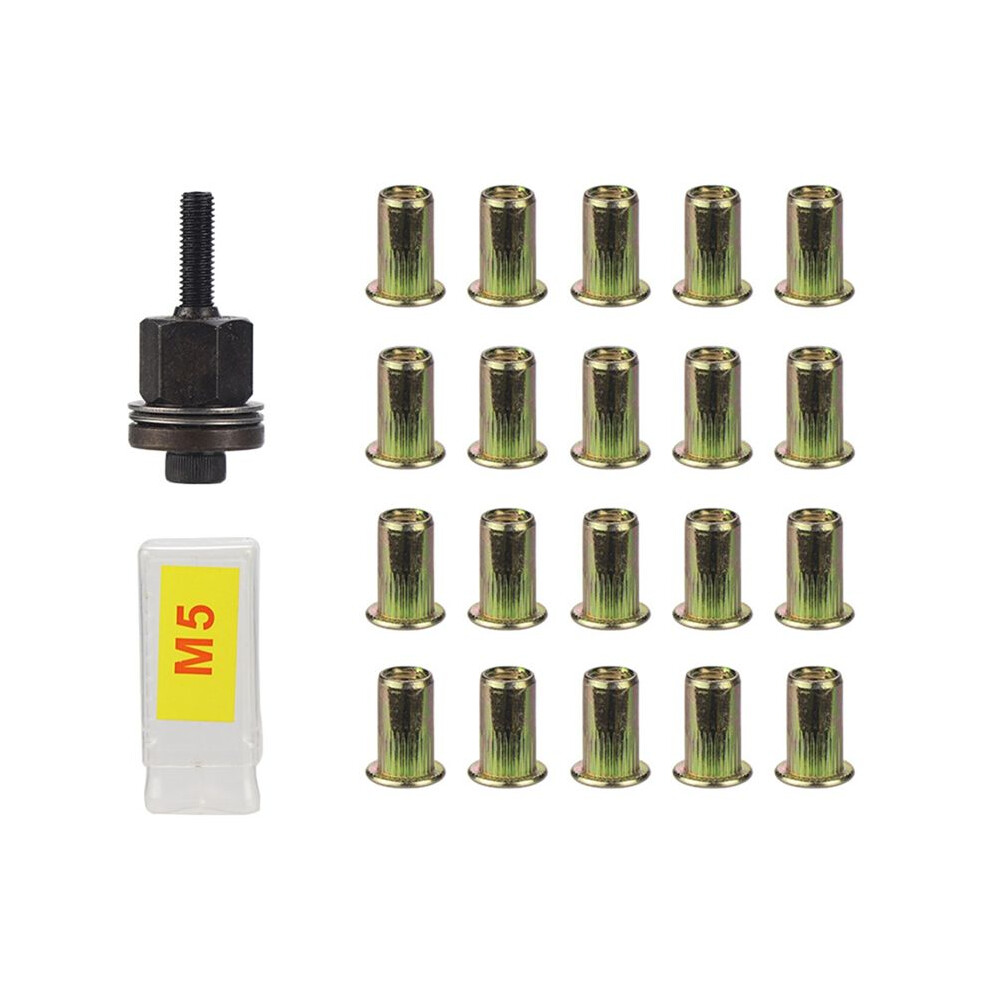21Pcs Rivet Nut Tools Hand Rivet Nut Simple Installation Manual Riveter For Rivnuts Tools For Nuts M5 4712443501889