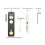 Track Drill Guide with Sliders Countersunk Step Drill Guide Punch Connection Tool Hole Punching Guide Tools Punch Aid 2
