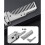Titanium Alloy Folding Comb Multi-Function EDC Utility Window Breaker Replaceable Comb Outdoor Camping Tools 5