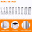 6-Point Impact Socket Set Impact Socket Set Socket Wrench Tool Outer Hexagonal Sleeve Set Socket Wrench 3
