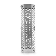 Camping Hot Tent Stove Jack Stainless Steel Mesh Furnace Tube Chimney Cover Adjustable Screw Rod for Outdoor Camping
