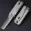 Titanium Alloy Folding Comb Multi-Function EDC Utility Window Breaker Replaceable Comb Outdoor Camping Tools 6