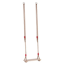 Wooden Hanging Swings  with Length Adjustable Rope Swing  Replacement Swing Set Accessories