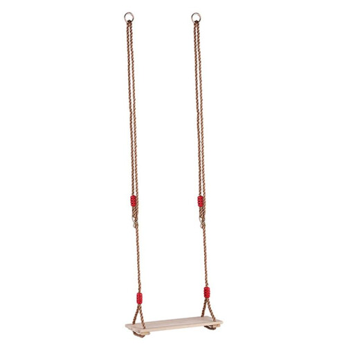 Wooden Hanging Swings  with Length Adjustable Rope Swing  Replacement Swing Set Accessories 1