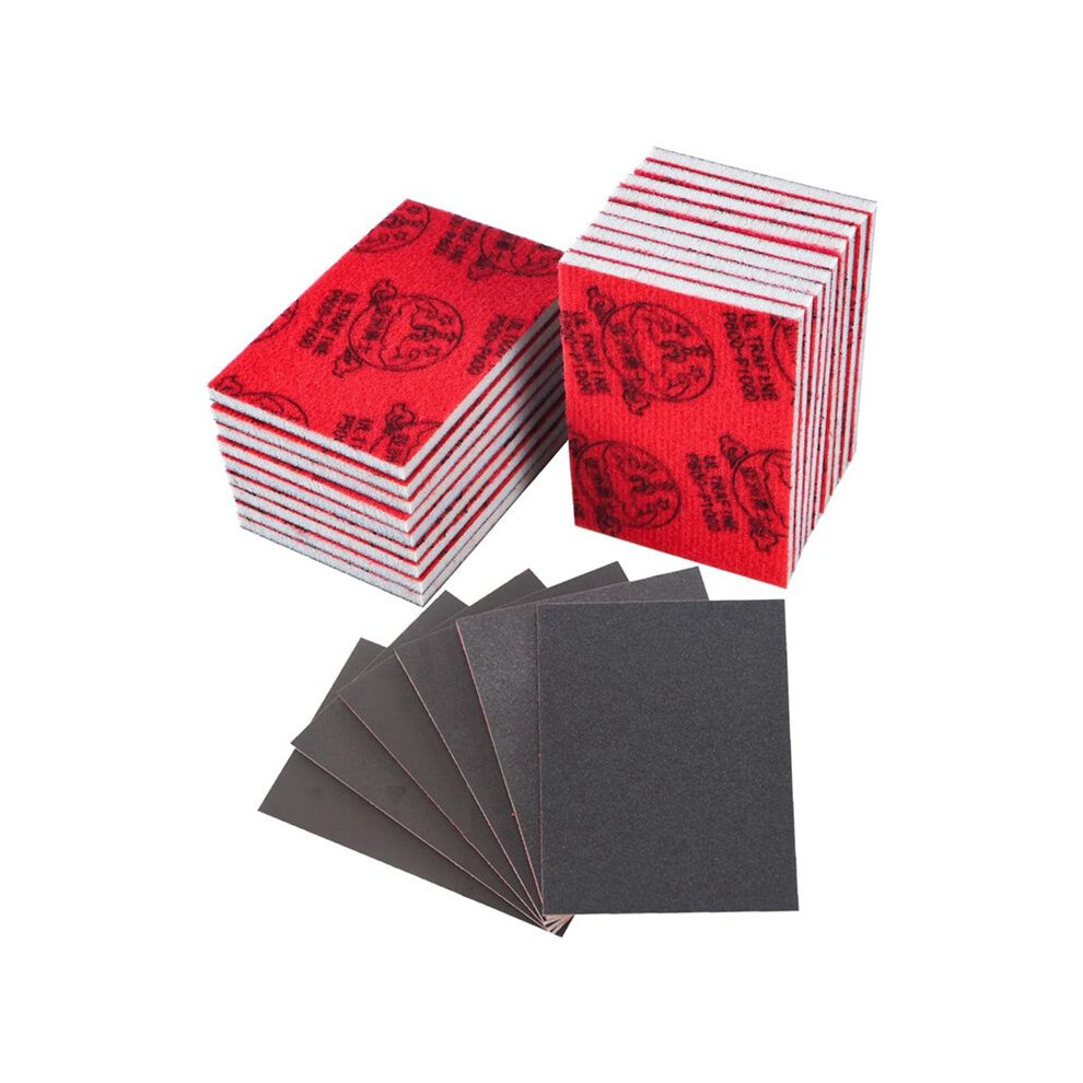 18 Pack 320-2500 Grit Sanding Sponge, Extra Fine Sanding Sponge Pad, Sanding Block Soft Foam Wet And Dry Sandpaper 6034186055985