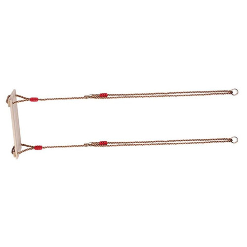 Wooden Hanging Swings  with Length Adjustable Rope Swing  Replacement Swing Set Accessories