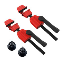 DURATEC Wood Working Clamps Sets Horizontal Ergonomic Clamp Sets Efficient Wood Working Clamps Woodworking Bar Clamps 20mm 2 Set