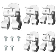 Gürtelclip, 20-Teiliger Bohrerclip für Werkzeuggürtel 633586002 636181001 Ersatzteil mit Schrauben, Schraubendreherhaken Aus Edelstahl