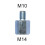 5pcs Angle Grinder Adapter Conversion Screw Polishing Machine Connector M10 to M14 6