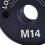 4pcs M14 Angle Grinder Locking Nut, Quick Change Clamping Plate Fastener for Fixing Cutting Discs Wheel Abrasive Disc 2