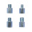 5pcs Angle Grinder Adapter Conversion Screw Polishing Machine Connector M10 to M14 5