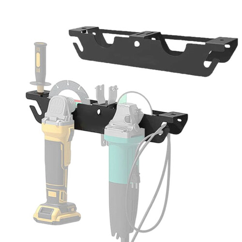 Angle Grinder Bracket Metal Angle Grinder Rack Hook Wall Bracket Suitable for Angle Grinder Polisher 1