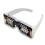 Voice Activated LED Light Emitting Glasses Making Kit Light-Emitting Diode Light DIY Electronic Kit Soldering Assembly,A 1