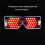 Voice Activated LED Light Emitting Glasses Making Kit Light-Emitting Diode Light DIY Electronic Kit Soldering Assembly,A 4