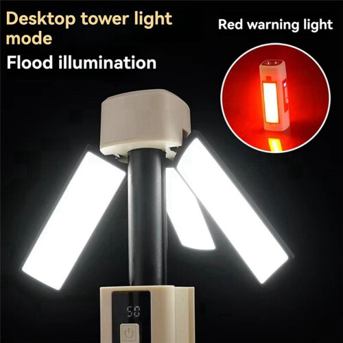 Outdoor Multifunctional Camping Light Folding Telescopic Portable Floodlight Tent Light Camp Light Camping Light,A 1