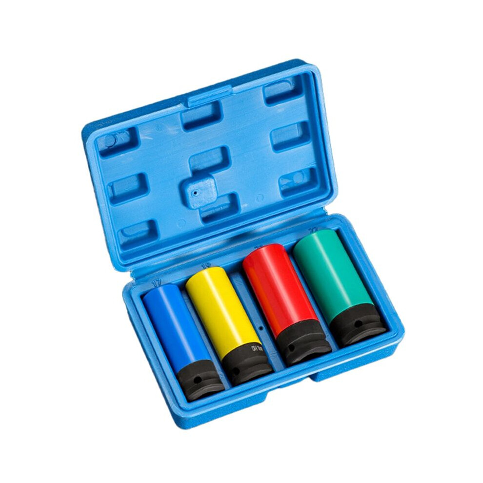 Drive Wheel Protector Impact Socket Impact Sleeve Set Plastic Sleeves 17Mm, 19Mm, 21Mm, And 22Mm 6033906295380