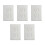 Self-Closing Socket Cover, White Safety Wall Electrical Socket, Matching Screws, for Baby Protection. 1