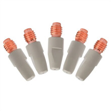 10 Stück 36KD Schweißkontaktspitzen, Beschichtung Schützt M8-Gasdüsenspitze, 1,0 mm, MIG-Schweißbrenner, Schweißwerkzeugteile