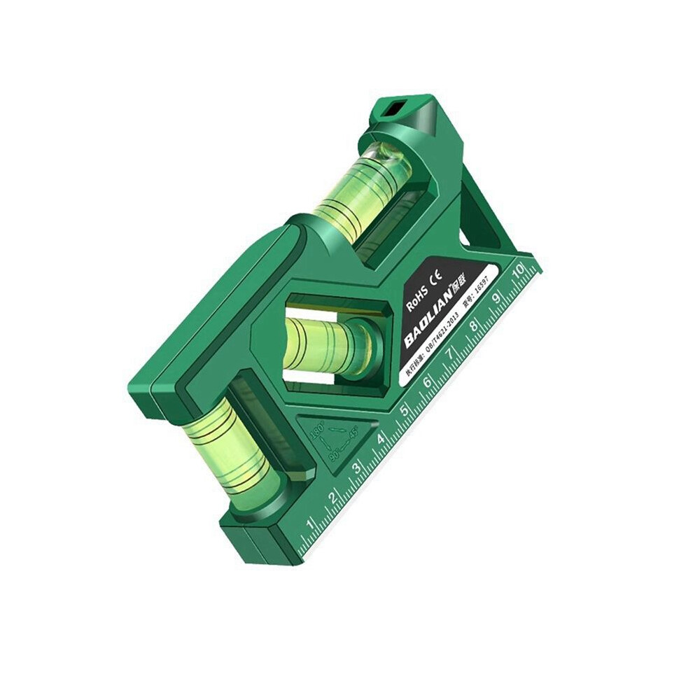Baolian Level High Precision Horizontal Vertical Measurement Metric Ruler Protractor Home Portable Magnetic Pocket Level 4711729096347