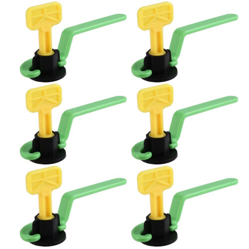 45PCS Ceramic Leveler Kit Floor Tile Leveling System Clips Spacers for Tile Laying Wall Fixing Construction Tools