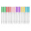 6 Sizes Universal Sewing Machine Needles Regular Point Flat Shank Needle Compatible with for Singer ,Janome 30PCS 6