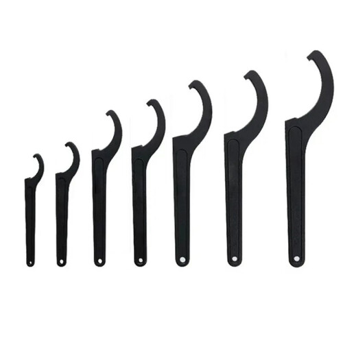 22-72mm Wrench Spanner Tool Adjuster Motorcycle Bike Absorber Shock Spanner Pre Load Hook C Spanner Tool Set Hand Tool
