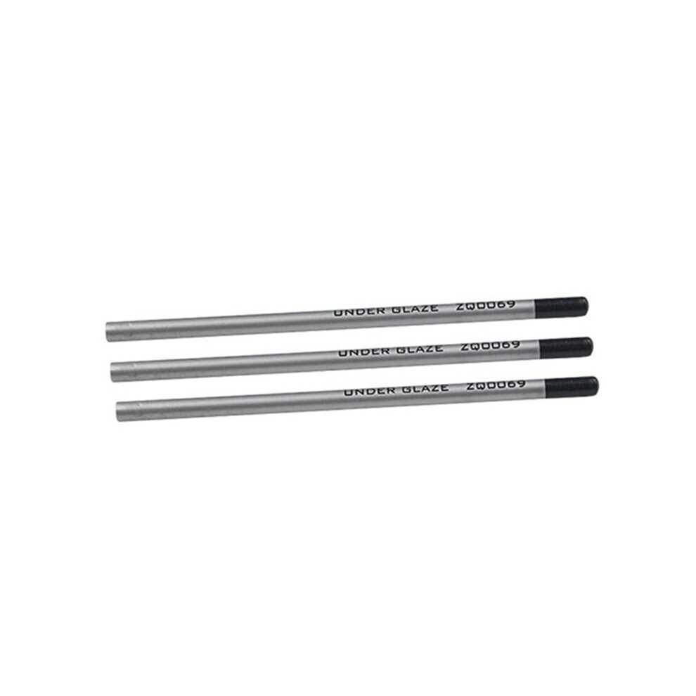 3Pcs Black Underglaze Pencils,Underglaze Pencils For Pottery,Underglaze Pencil Precision Underglaze Pencil For Pottery 4712443544855