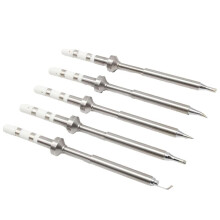 5PCS Soldering Iron Tips,TS100 Series Rapid Heating Replacement Tip for Pinecil TS100 TS101 Soldering Iron