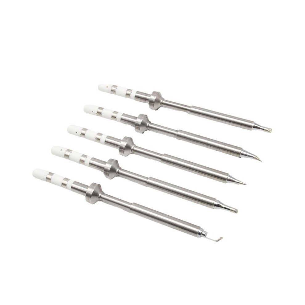 5Pcs Soldering Iron Tips,Ts100 Series Rapid Heating Replacement Tip For Pinecil Ts100 Ts101 Soldering Iron 4713543533602