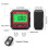 Universal Bevel Box 90 Degree  Electronic Digital Protractor Inclinometer Tester Measuring Tool Level Red&Black 6