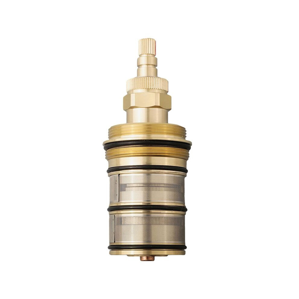 Thermostatic Mixer Valve,Shower Valve, Brass Replacement Thermostatic Cartridge, Replacement 20-48 Celsius Thermostatic 4713401110556