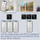 Tuya WiFi RF433 2.5D Arc Curtain  Glass Touch Panel for Roller Blinds Shutters   APP Wireless Alexa A 7