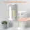 Automatic Liquid Soap Dispenser,Rechargeable with Adjustable Volume, Waterproof for Kitchen & Bathroom 4