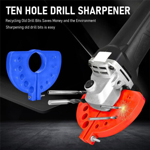 2pcs Drill Bit Sharpener,Drill Bit Grinding Attachment-Drill Bit Sharpeners,Multi-Specification  Drill Bit Grinding 2