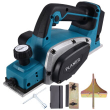Para la Herramienta de Carpintería Portátil con Batería de Litio Recargable de 18 V para , Cepilladora Eléctrica Inalámbrica Sin Escobillas