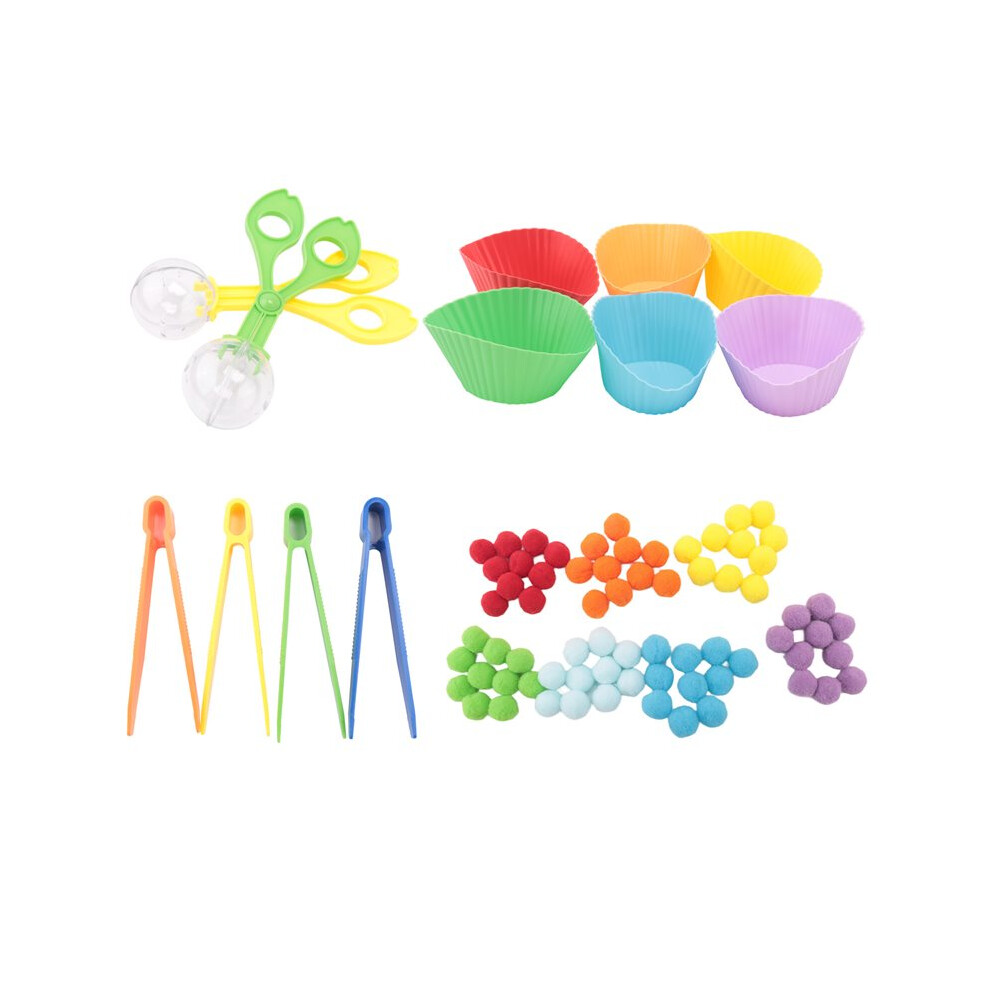 Sensory Bin Filler Fine Motor Toys Sensory Bin Filler 2 Scissors Storage Box For Sorting Counting Training 6033963054364