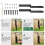 Fence Repair Kit 2X Thickened Metal Fence Support Stakes Solid Ground Spike Quick Fix Post Stabilizer for Repair Tilted 2