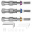Home Repair Tubular Set Tool Kit User 3 Piece Hook Puller/O-Ring Hand Hook,Wrench Adjustable Pick 2