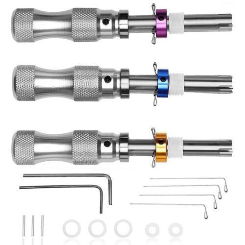 Home Repair Tubular Set Tool Kit User 3 Piece Hook Puller/O-Ring Hand Hook,Wrench Adjustable Pick 1