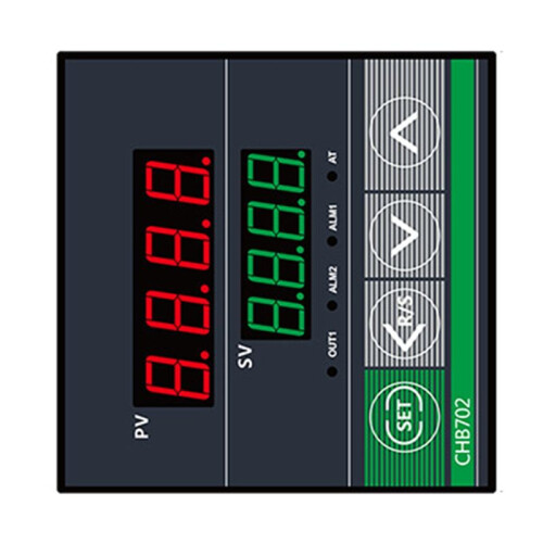 Dual Output SSR+Relay CHB702 Thermostat Digital Display Intelligent Universal Input Temperature Controller 220V 1