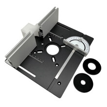 Conjunto de 3 Placas de Inserção de Mesa de Roteador, Fresagem de Madeira, Placa de Flip, Máquina de Corte, Ferramenta Auxiliar de Gravação,