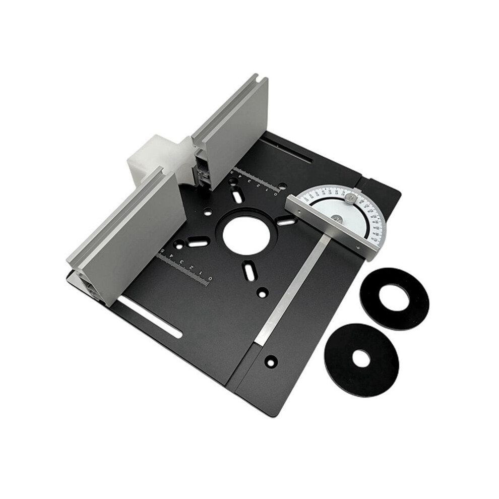 Set Of 3 Router Table Insert Plate Wood Milling Flip Board Trimming Machine Engraving Auxiliary Tool Woodworking 4712533206694
