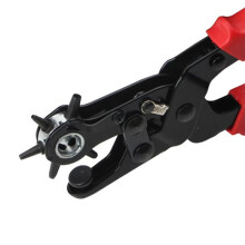 Belt Hole Puncher Leather Hole Punch Eyelet Tool 6 Round Holes Multi-Size Hole Puncher for Belts Watch Bands Straps