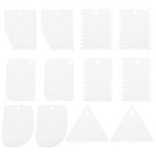 12 Pcs Plastic Clay, 2 Set Pottery Tools Soft Carving Scraper Kit Clay Sculpting Tools for Beginners Pottery Modeling A