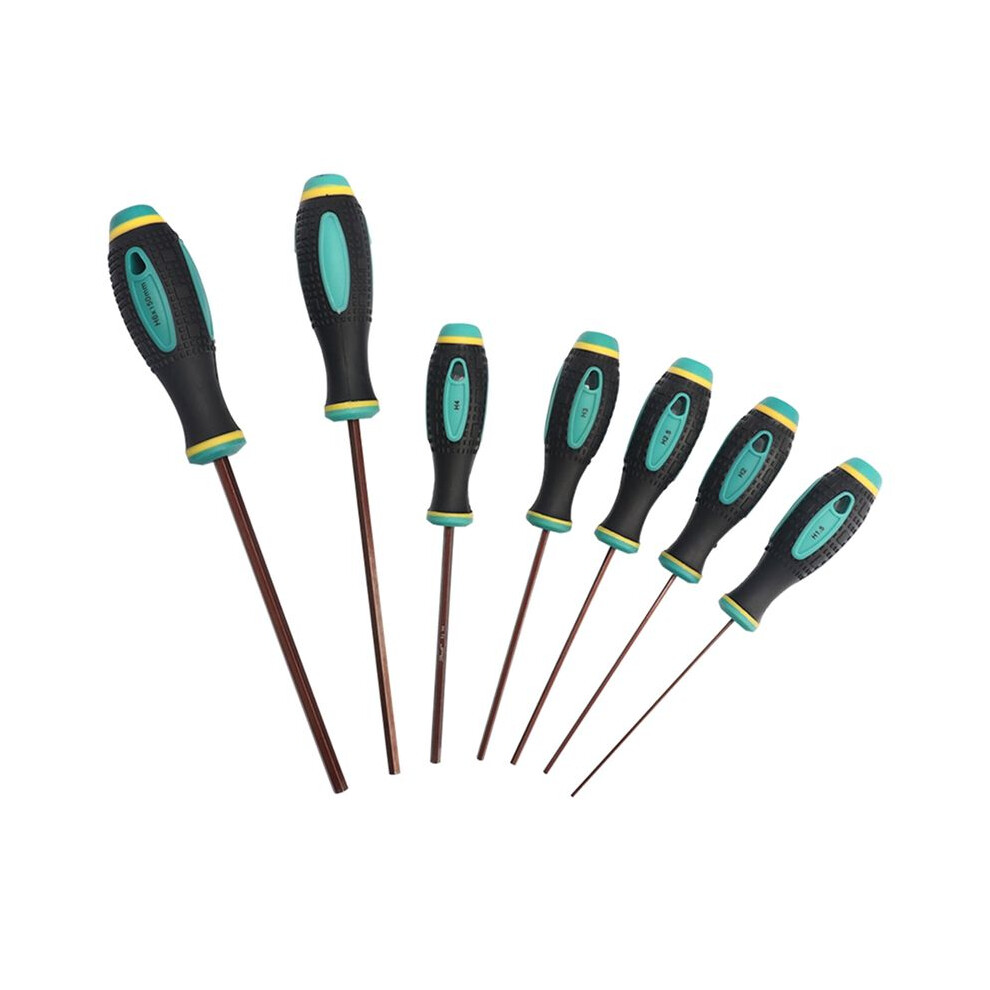 7Pcs Hexagon Screwdriver H1.5-H6 Hex Hex Shank Magnetic Tip Hex Screwdriver Driver Repair Tools 6031891359322