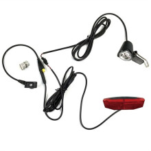 6-60V Electric Bike Lights Headlight Taillight Speed Transmitter 180cm Cable for Tsdz2 Mid Drive Motor Bicycle Lamp