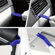 6 Pcs Auto Trim Removal Tool Kit, No-Scratch Plastic Pry Tool Kit - Interior Door Panel Clip Fastener Removal Set